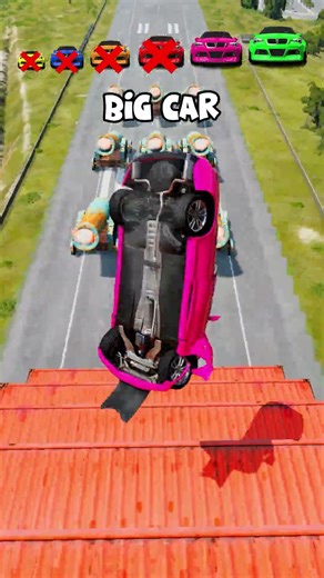 Cars vs Cannon 😂❌ Tiny Car ❌ Small Car ❌ Medium Car ❌ Normal Car ❌ Big car ❌ Giant Car