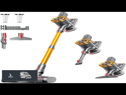 CHEBIO Cordless Vacuum Cleaner 500W 45Kpa Vacuum Cleaners for Home with LED Display