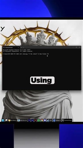 How to transfer large files faster #cmd #tech #windows
