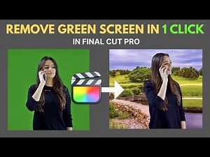 Remove Video Background Color (Green Screen) In FinalCutPro @fixsage