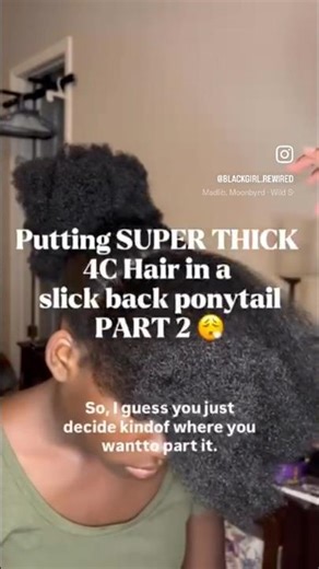 Putting MASSIVE #4chair in a SLICK BACK #ponytail ‼️😮‍💨🙌🏾