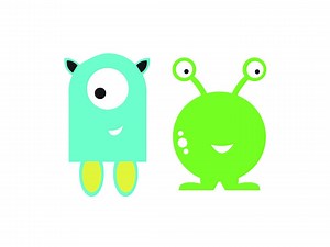 Cute Monsters Svg, Monster Clipart, Vector Art, Print and Cut, File for Cricut, for Silhouette, Svg, Dxf, Sticker Svg - Etsy Canada