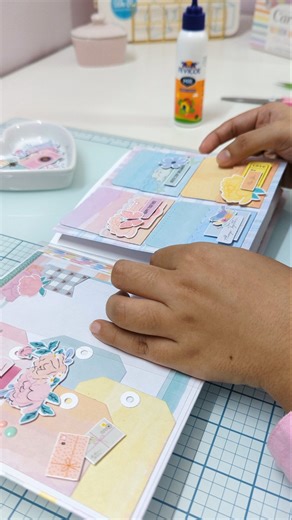 How to make a Scrapbook page #scrapbooktutorial