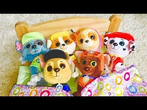 BEDTIME Reading Story Book PAW PATROL PUPS Toys Sleeping!
