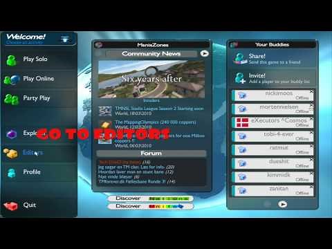 How to download Trackmania Nations Forever tracks