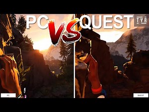 Oculus Quest VS PC - THE CLIMB - Graphics side-by-side Comparison