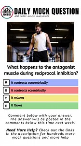4 comments | What happens to the antagonist muscle during reciprocal...