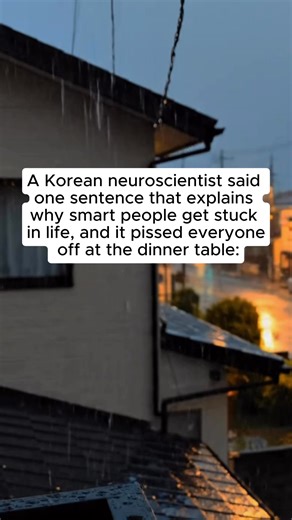 A Korean neuroscientist said one sentence that explains why smart people get stuck in life, and it pissed everyone off at the dinner table. He said: “You feel stuck because you live in your head. ‘Dumb’ people live in the world.” Everyone laughed at first..until he explained the science behind it. “You see, Most intelligent people operate primarily from the Default Mode Network (DMN). That’s the part of your brain responsible for analyzing, predicting, simulating, replaying, doubting, overthinki