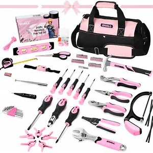 SHALL Pink 246pc Household Home Women Hand Tool Set Kit For Home Repair Tool Set | eBay UK