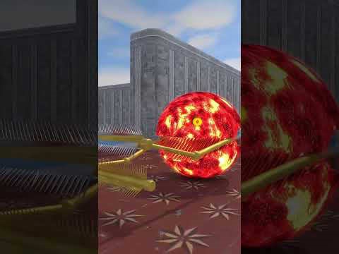 Rusty robot Pacman vs lava robot Shredder #Shorts