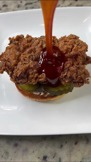 Hot Honey Fried Chicken Sandwich Recipe