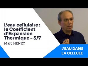 3/7 - Marc HENRY - Water in the Cell - The Coefficient of Thermal Expansion