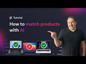 AI Product Matcher Tutorial: product mapping software for e-commerce