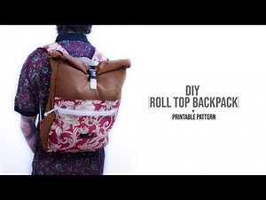 Roll Top Backpack DIY
