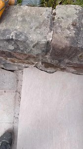 4.1K views | Scribing the porcelain tile so it fits in the sandstone #outdoorlivingspace #patio #patiovibes #porcelain #tiles | Wulstan Fencing & Landscapes | Facebook