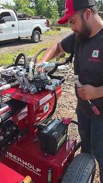 Final tuning of the Timberwolf TW-LS firewood log splitter ‪@TimberwolfEquip‬