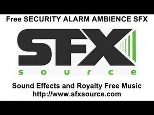 SECURITY ALARM WITH PEOPLE AMBIENCE FREE SOUND EFFECT