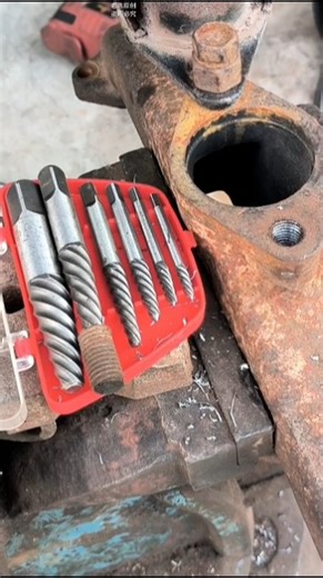 Screw extractors "easy-out" tools used to remove broken stripped, or rusted screws and bolts #shorts