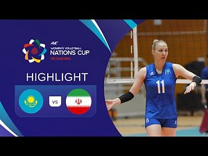 Kazakhstan 3-1 Iran | Highlight Final AVC Women's Nations Cup 2025 | Moji
