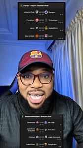 EUROPA LEAGUE AND CONFERENCE LEAGUE QUARTER FINALS SECOND LEG #europa #manutd #chelsea #uecl #uel #tottenham | D REAL KOMBO