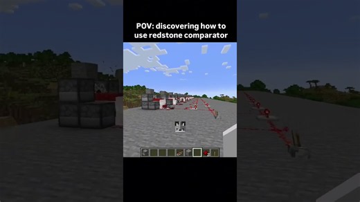 !How to ACTUALLY use a Redstone Comparator 💀