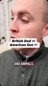 British Dad 🇬🇧 American Son 🇺🇸. In this video we have oatmeal, eggs, ants and pants. Are there any words you’d like to hear us attempt? Comment below ⬇️ #fyp #british #american #funny #accents | The Bama Brit