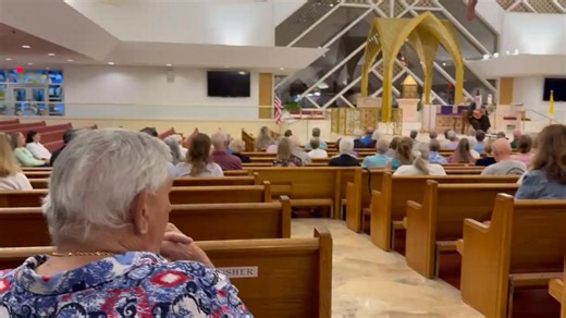 A short clip of JMT this evening in St. Jude Catholic Church in Tequeste, Florida. | John Michael Talbot