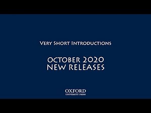 New Releases | October 2020 | Very Short Introductions
