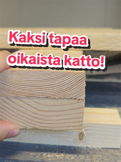 Kaksi tapaa katon oikaisuun remontissa