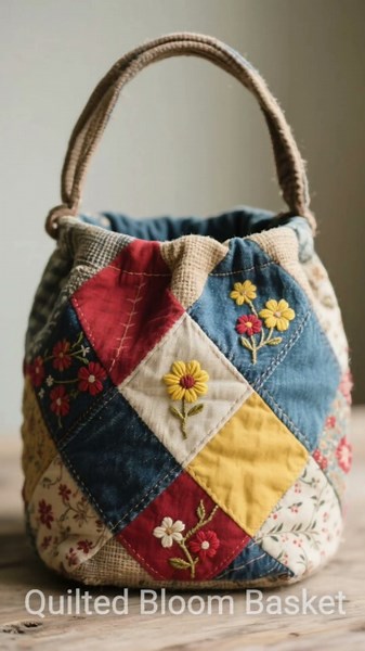 Retro-Style Fabric Bag Ideas – Free for All Uses #bag #bagdesign