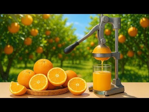 This Is How I Make Orange Juice by Manual Juicer