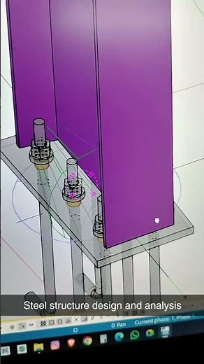 Tekla Steel Structure design and analysis #autocad #teklastructures #revit #toturial #structural