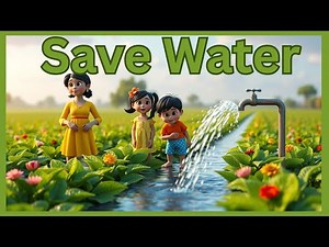 “Save water song-Preschool rhymes "!💧 |Fun learning-Uses of Water for Kids | @goodykidstv