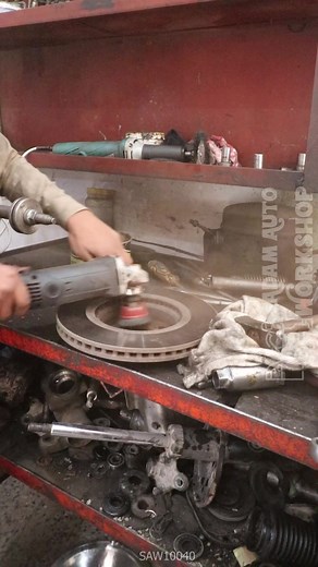 How To Resurface Brake Disc #InstaxChallenge #mechanic #repair #repair #workshop #carmehcanics #workshop #brake #