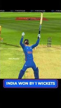 Can India win with last wicket against Australia? Real Cricket swipe #cricket #shorts #realcricket