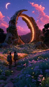 Wander through wonder 💭✨ This is AI - made with Midjourney, Adobe Photoshop, @lumalabsai and @topazlabs #artificialintelligence #ai #aiart #aiartcommunity #midjourney #stars #surrealartist #lumadreammachine #portal | Luisa