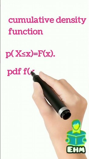 cumulative density function
