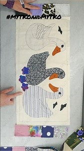 Turn fabric scraps into a beautiful table runner border ‪@OwlByMytko‬