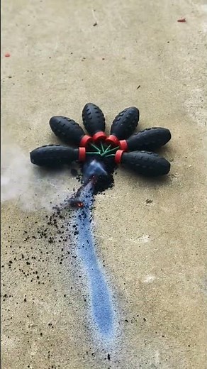 Testing Fireworks in a Granite Block