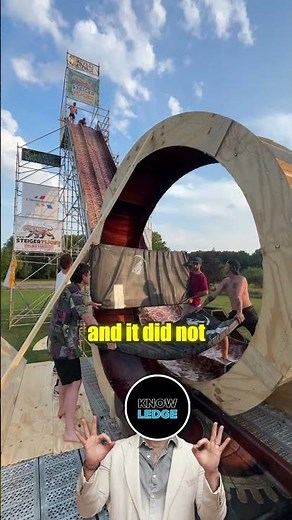 They Built a Water Slide… WITH A LOOP?! 😱 - Knowledge