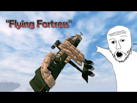 Making a "Flying Fortress" in Airship Assault! -Roblox