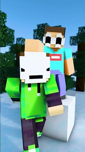 POV the hunter catches you... #dream #georgenotfound #minecraft #animation #memes #shorts