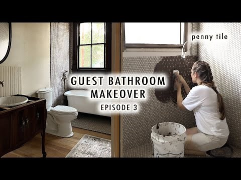 Bathroom Tile + How We Installed a Clawfoot Tub