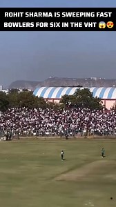 166K views · 1.4K reactions | Rohit Sharma sweeping fast bowlers for...