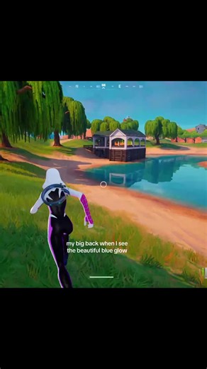 Experiencing the Blue Glow in Fortnite