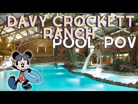 DISNEY DAVY CROCKETT RANCH - Blue Springs Pool FULL TOUR | POV 4k HD | Disney Vlog Nov 2023