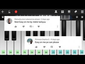 Easy On Me - Adele • Perfect Piano Tutorial on App
