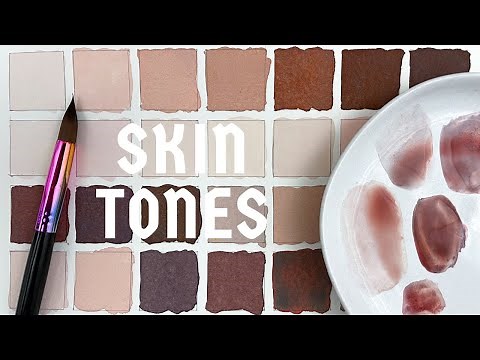 How to Make Any Skin Tone With Watercolour