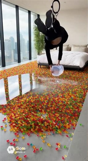 Satisfying Gummy Bears Epoxy ASMR 🍬