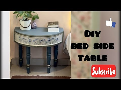 How to Build & Paint a DIY Bedside Table